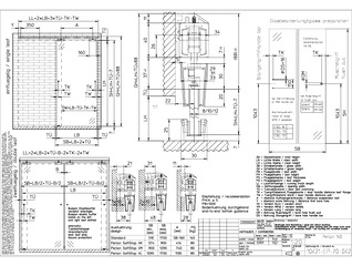 Perlan 140 Glass leaf without machining Glass clamping plate individually covered Wall installation with concealed bracket