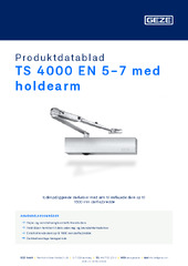 TS 4000 EN 5-7 med holdearm Produktdatablad DA