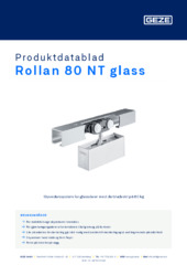 Rollan 80 NT glass Produktdatablad NB