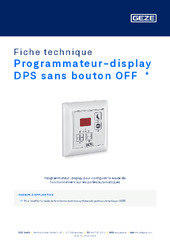 Programmateur-display DPS sans bouton OFF  * Fiche technique FR
