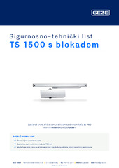 TS 1500 s blokadom Sigurnosno-tehnički list HR