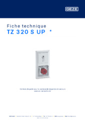 TZ 320 S UP  * Fiche technique FR