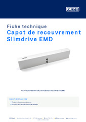 Capot de recouvrement Slimdrive EMD Fiche technique FR