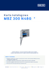 MBZ 300 N48G  * Karta katalogowa PL
