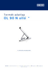OL 90 N olló  * Termék adatlap HU