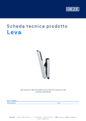 Leva Scheda tecnica prodotto IT