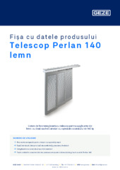 Telescop Perlan 140 lemn Fișa cu datele produsului RO