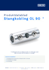 Stangkobling OL 90  * Produktdatablad DA