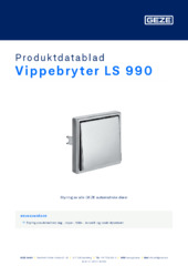 Vippebryter LS 990 Produktdatablad NB
