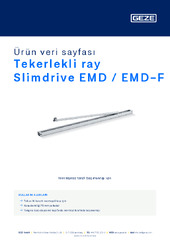 Tekerlekli ray Slimdrive EMD / EMD-F Ürün veri sayfası TR