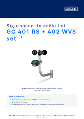 GC 401 RS + 402 WVS set  * Sigurnosno-tehnički list HR