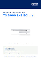 TS 5000 L-E ECline Produktdatenblatt DE