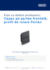 Capac pe partea frontală, profil de rulare Perlan Fișa cu datele produsului RO