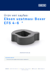 Eksen uzatması Boxer EFS 4-6  * Ürün veri sayfası TR