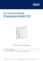 Vippekontakt E2 Produktdatablad DA