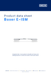 Boxer E-ISM Product data sheet EN
