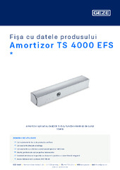 Amortizor TS 4000 EFS  * Fișa cu datele produsului RO