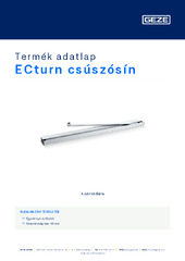 ECturn csúszósín Termék adatlap HU