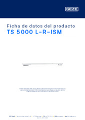 TS 5000 L-R-ISM Ficha de datos del producto ES