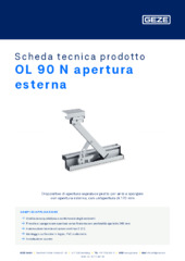 OL 90 N apertura esterna Scheda tecnica prodotto IT