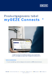 myGEZE Connects  * Productgegevens tabel NL