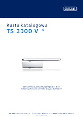 TS 3000 V  * Karta katalogowa PL