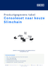Consoleset naar keuze Slimchain Productgegevens tabel NL