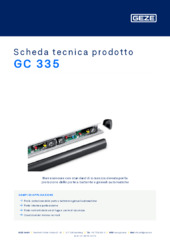 GC 335 Scheda tecnica prodotto IT