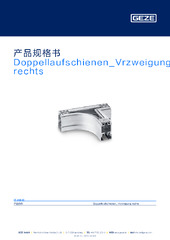Doppellaufschienen_Vrzweigung rechts 产品规格书 ZH