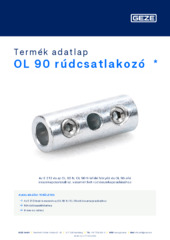 OL 90 rúdcsatlakozó  * Termék adatlap HU