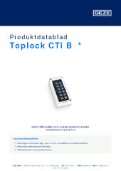 Toplock CTI B  * Produktdatablad SV
