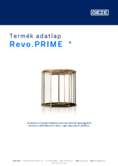 Revo.PRIME  * Termék adatlap HU