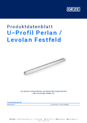 U-Profil Perlan / Levolan Festfeld Produktdatenblatt DE