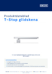 T-Stop glidskena Produktdatablad SV