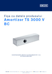 Amortizor TS 3000 V BC Fișa cu datele produsului RO
