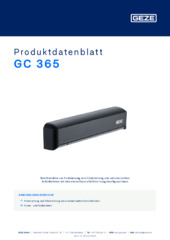 GC 365 Produktdatenblatt DE