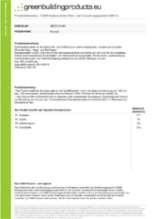 Produktdeklaration (LEED, DGNB, EPD) DE (784902)