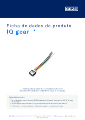 IQ gear  * Ficha de dados de produto PT