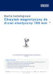 Chwytak magnetyczny do drzwi elastyczny 185 mm  * Karta katalogowa PL