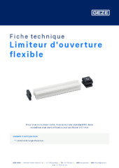 Limiteur d'ouverture flexible Fiche technique FR