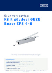 Kilit gövdesi GEZE Boxer EFS 4-6 Ürün veri sayfası TR