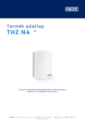 THZ N4  * Termék adatlap HU