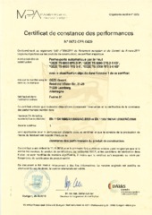 Certificat FR (764789)