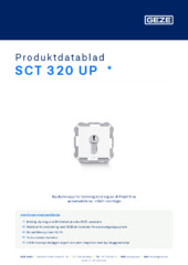 SCT 320 UP  * Produktdatablad SV