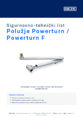 Polužje Powerturn / Powerturn F Sigurnosno-tehnički list HR