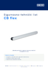 CB flex Sigurnosno-tehnički list HR