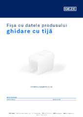 ghidare cu tijă Fișa cu datele produsului RO