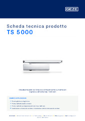 TS 5000 Scheda tecnica prodotto IT