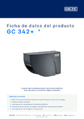 GC 342+  * Ficha de datos del producto ES