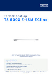TS 5000 E-ISM ECline Termék adatlap HU